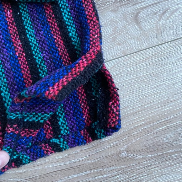 Vintage Baja Hoodie pullover hippie hoodie poncho - Picture 4 of 7